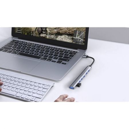 USB HUB - 1 port 3.2 + 6 ports 2.0 Izoxis (P24374)