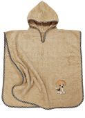ДЕТСКОЕ ПОЛОТЕНЦЕ ПОНЧО ЩЕНОК BEIGE