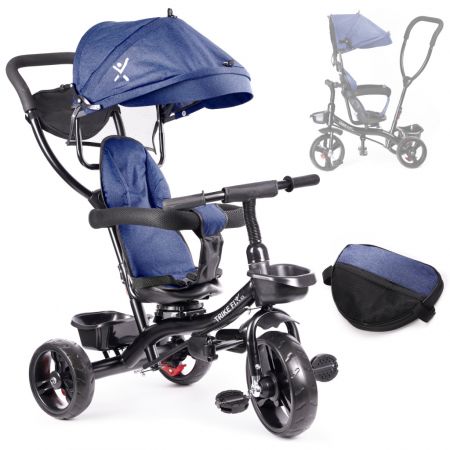 Trike Fix Lite 2in1 Коляскa и трехколесные велосипед navy blue (6200_1)