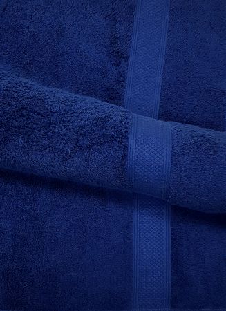 Махровое полотенце LUX dark blue (4000)