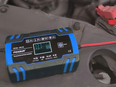 Автоматическое автомобильное зарядное устройство 12V 24V (P10096)