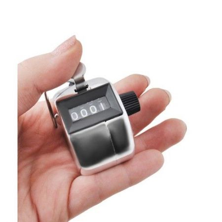 Ручной счетчик - кликер (clicker) в металлическом корпусе (LUX-23454m)