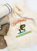 Подарочное полотенце LUX c вышивкой NELABOJAMS MAKŠĶERNIEKS (Y44)