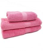 Махровое полотенце LUX pink (3996)