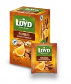Sarkanā tēja LOYD ar apelsīniem un kanēli, 20x2 g (450-11639)