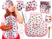 Кухонный набор для приготовления пищи фартук + аксессуары (5284)
