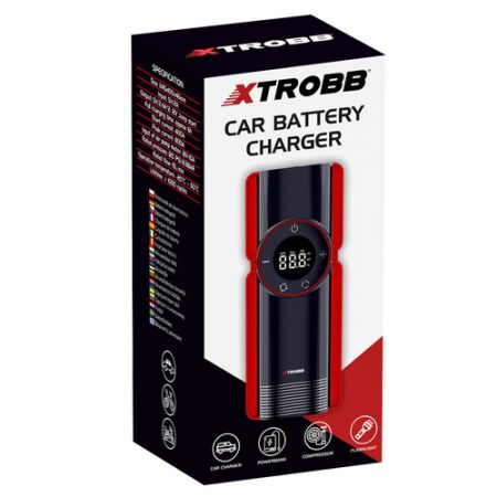 Akumulatora lādētājs - kompresors - power bank 6in1 Xtrobb (LUX-24612m)