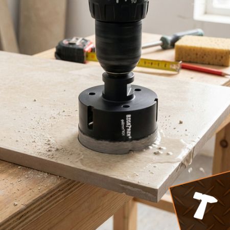 Dimanta kroņurbju komplekts koferī 7 gab. M14 6-68 mm (P27080)