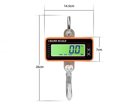 Весы для крюка крана 500 кг LCD с пультом (P17146)