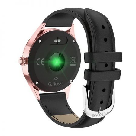 Gino Rossi Smartwatch SW017-6 r.gold/black (SG011F)