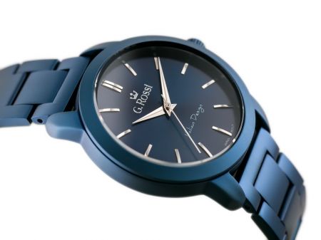 Gino Rossi Sieviešu rokas pulkstenis 10659B (ZG684G) + BOX blue
