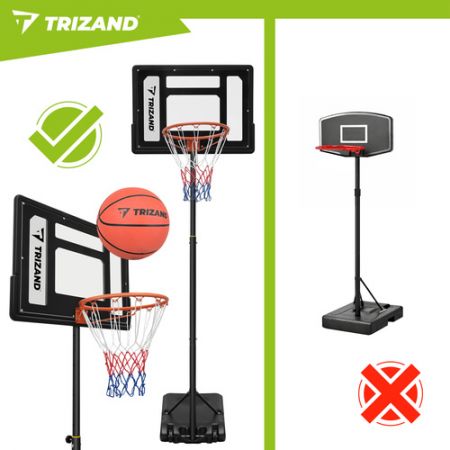Basketbola grozs ar statīvu 259 cm + bumba (P27364)