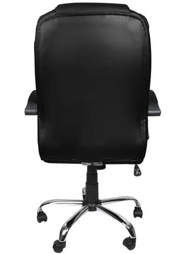 Biroja krēsls melns eko āda (P8983)