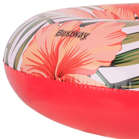 Bestway Piepūšams peldriņķis Ziedi sarkans-balts 36237 (6099_1)