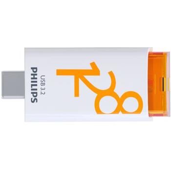 PHILIPS USB-C 3.2 Gen 1 Flash Drive Click sunrise Orange 128GB (FM12FD175B/00)