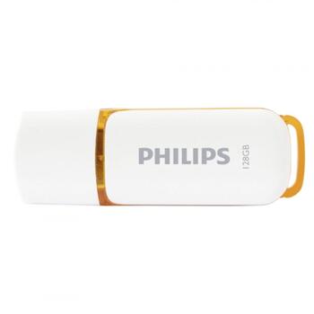 PHILIPS USB 2.0 FLASH DRIVE SNOW EDITION (ОРАНЖЕВАЯ) 128GB (FM12FD70B)