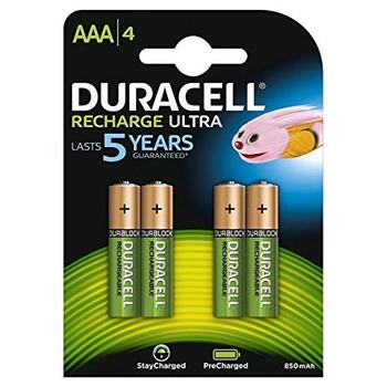 Duracell Precharged HR03 900MAH ALWAYS READY Блистерная упаковка 4шт. (DRP34)