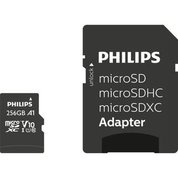 PHILIPS MicroSDHC 256GB class 10/UHS 1 + Adapter (FM25MP45B)