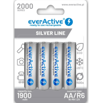 Everactive rechargeable HR6 1900mAh Always ready Блистерная упаковка 4шт. (EVHRL6-2000)