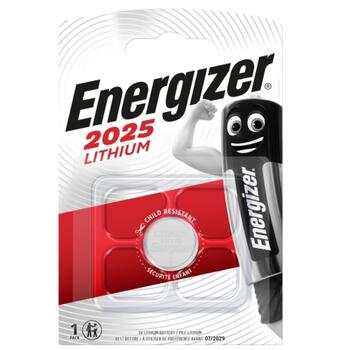 Energizer CR2025 БЛИСТЕРНАЯ УПАКОВКА 1ШТ. (ENCR2025)