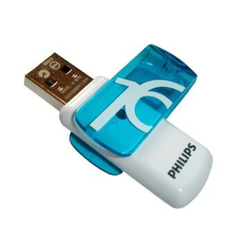 Philips USB 2.0 Flash Drive Vivid Edition (синяя) 16GB (FM16FD05B)
