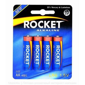 Rocket LR6-4BB (AA) Блистерная упаковка 4шт. (LR06BL4)