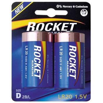 Rocket LR20-2BB (D) Блистерная упаковка 2шт. (LR20BL2)