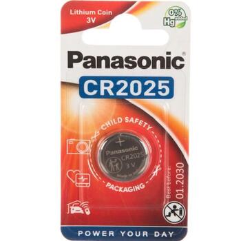 Panasonic CR2025-1BB Блистерная упаковка 1шт. (PANCR2025B1)