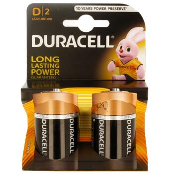 Duracell MN 1300 Basic D (LR20) Блистерная упаковка 2шт. (MN1300B2)