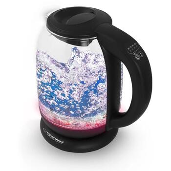 ESPERANZA EKK027 ЧАЙНИК ОБЪЕМ 1.7L 2200W КОРПУС ИЗ ЗАКАЛЕННОГО СТЕКЛА С КОНТРОЛЕМ ТЕМПЕРАТУРЫ