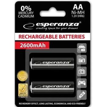 Esperanza EZA105 PRECHARGED HR6 2600MAH ALWAYS READY БЛИСТЕРНАЯ УПАКОВКА 2ШТ.