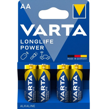 Varta LR06-4BB Longlife Power 4906 AA (LR6) БЛИСТЕРНАЯ УПАКОВКА 4ШТ. (VARLR06B4)