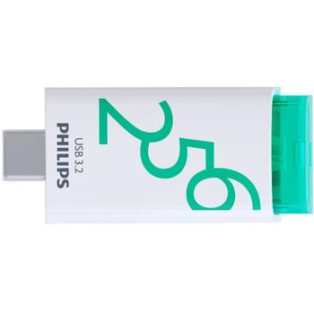 PHILIPS USB-C 3.2 Gen 1 Flash Drive Click Spring Green 256GB (FM25FD175B/00)