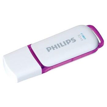 Philips USB 3.0 Flash Drive Snow Edition (фиолетовая) 64GB (FM64FD75B)