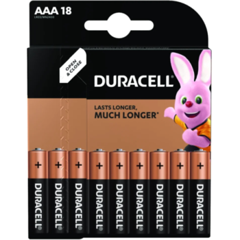 Duracell MN 2400 Basic AAA (LR03) Блистерная упаковка 18шт. (MN2400B18)