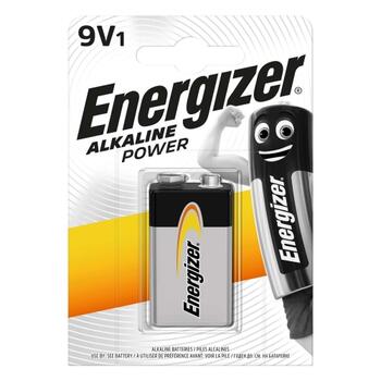 Energizer 6LR61-1BB Alkaline Power (6LR61) БЛИСТЕРНАЯ УПАКОВКА 1ШТ. (ENAP6LR61)