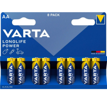 Varta LR06-8BB Longlife Power 4906 AA (LR6) БЛИСТЕРНАЯ УПАКОВКА 8ШТ. (VARLR06B8)