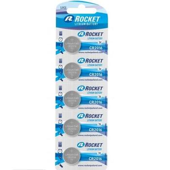 Rocket CR2016-5BB БЛИСТЕРНАЯ УПАКОВКА 5ШТ. (ROCR2016-5BB)