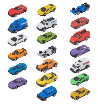 TEAMSTERZ Die-Cast automašīnu modeļu komplekts, 7 cm, 20 gab. (1416657)