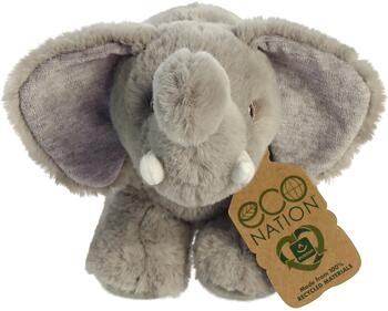 AURORA Eco Nation Plīša rotaļlieta Zilonis, 15 cm (200095A)
