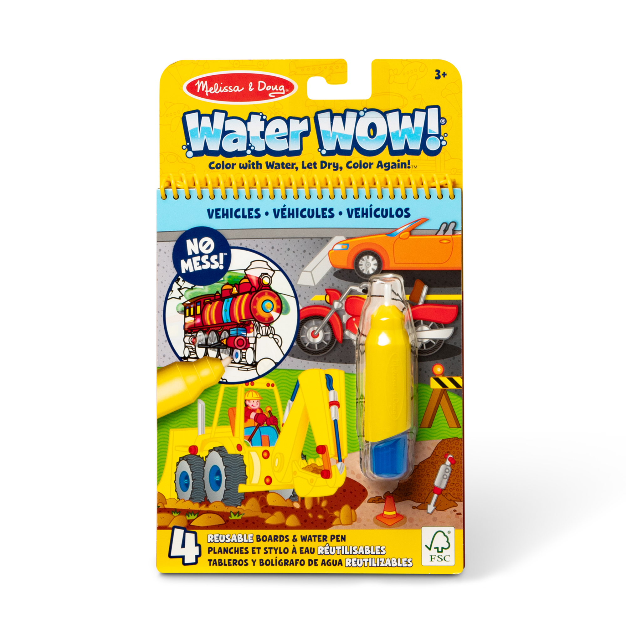 MELISSA & DOUG Water Wow! Ūdens krāsojamā grāmata (6074251)