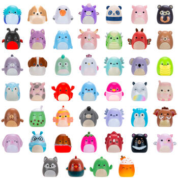 SQUISHMALLOWS SQUISH-A-LONGS Фигурки-сюрприз, 2 шт, 2,5 cm (SQAL0051)