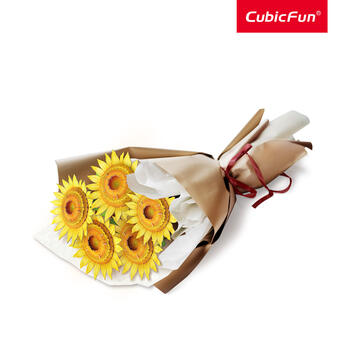 CUBICFUN 3D пазл «Букет цветов – подсолнухи» (P866H)