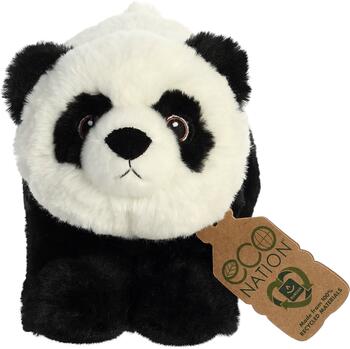 AURORA Eco Nation Plīša rotaļlieta Panda, 15 cm (200039J)
