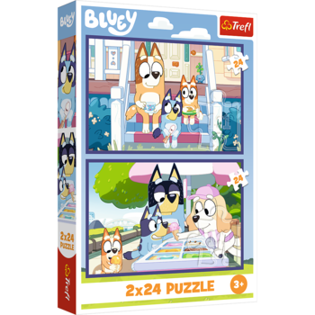 TREFL BLUEY Комплект пазлов Блуи, 2x24 (34446T)