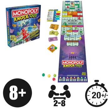MONOPOLY Boardgame Knockout (In Lithuanian lang.) (F8995LT)