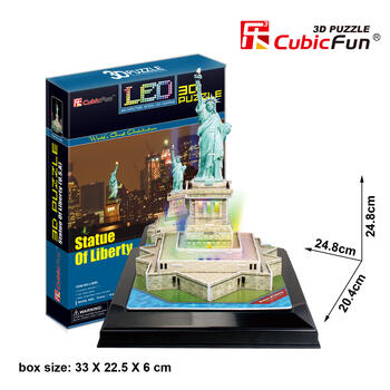 CUBICFUN 3D пазл Статуя Свободы c LED (L505H)