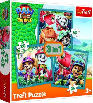 TREFL PAW PATROL Комплект пазлов 3 в 1 (34903T)