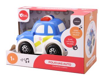 bo. Interaktīvā rotaļlieta Policijas Auto (Latviešu val.) (8018LV)