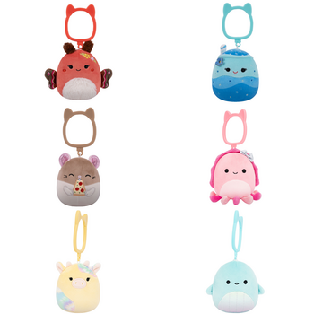 SQUISHMALLOWS W31 Piespraužama plīša rotaļlieta, 8 cm (SQCP00618W31)